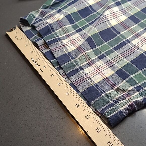 Chaps sz 38 plaid shorts 100% cotton - Picture 4 of 7